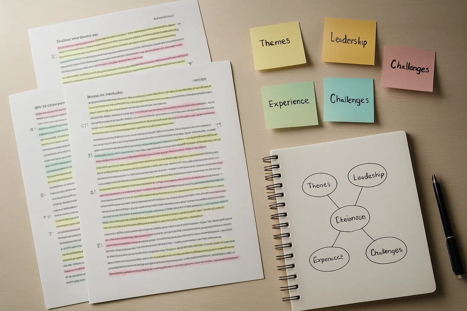 Codificación y categorización de una transcripción de entrevista para el análisis cualitativo de la tesis